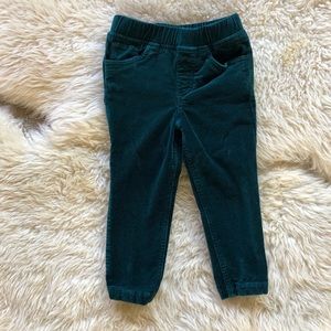 Tea Collection Velour Pants | Emerald Green